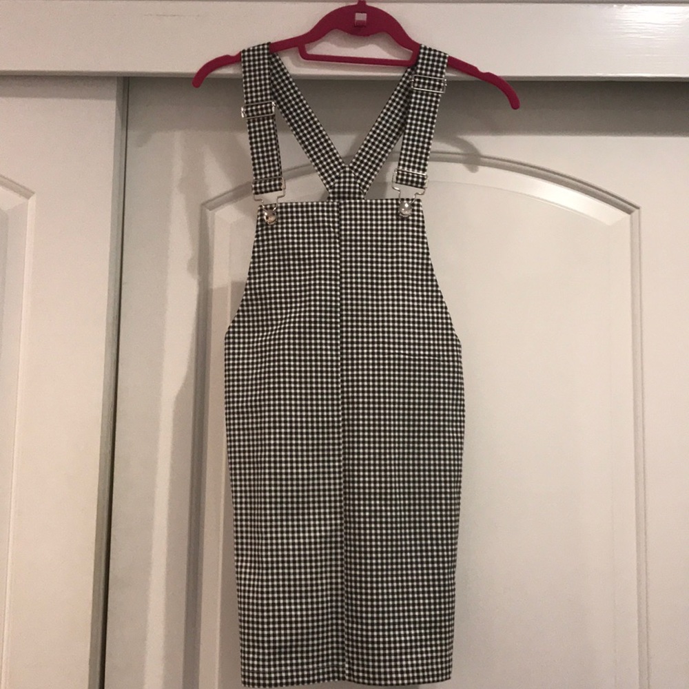 Gingham Overalls